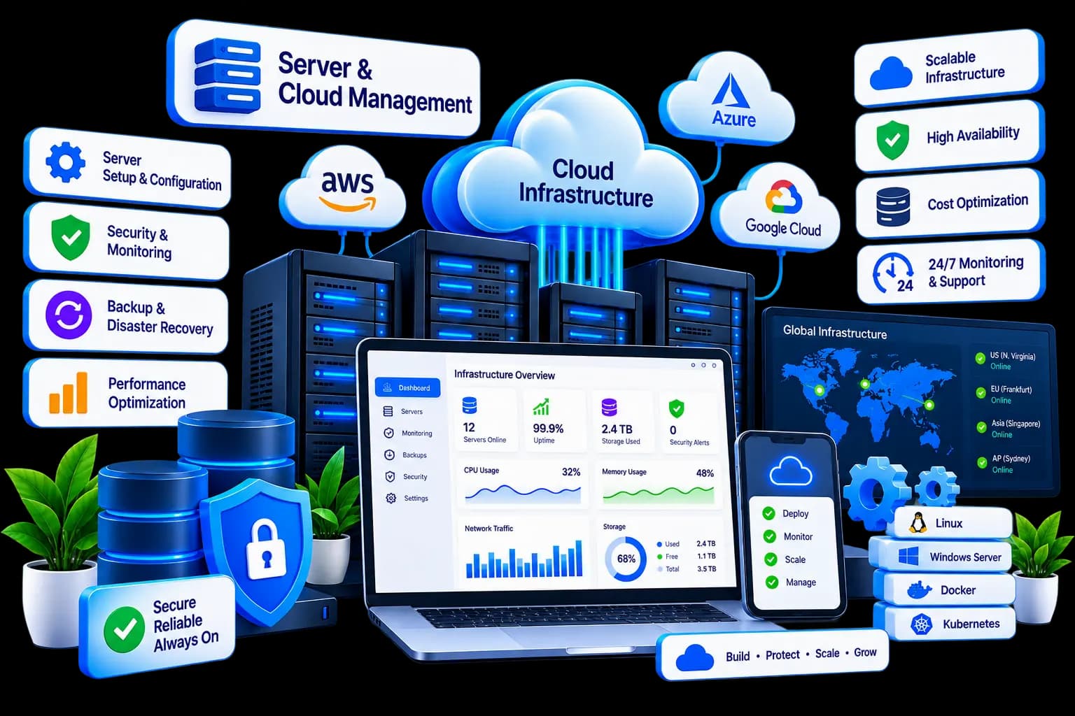Cloud Server Management Papaya Coders