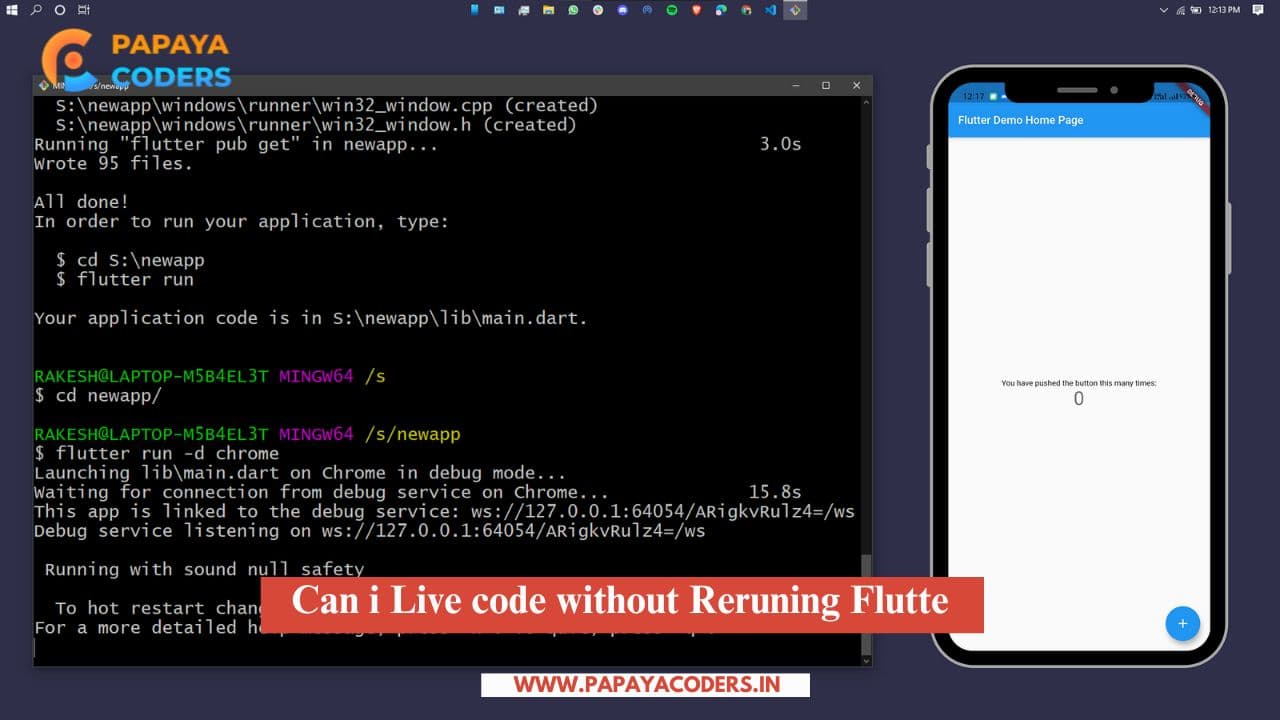 Can i Live code without Reruning Flutter: A Complete Guide 2025!