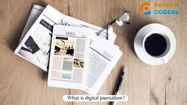 What is digital journalism