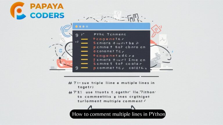 how to comment multiple lines in python